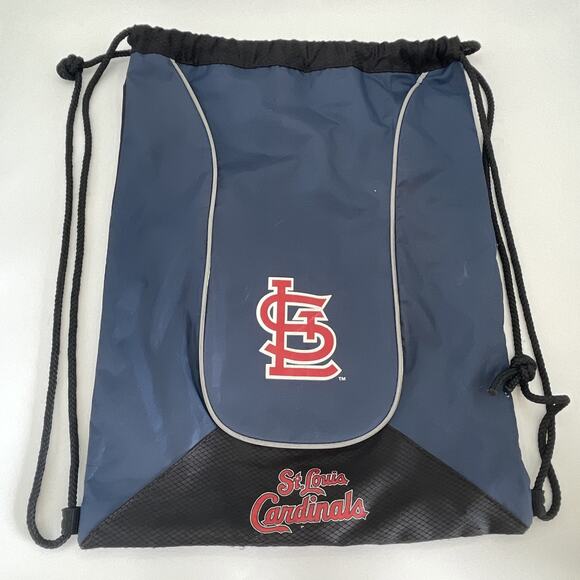 St. Louis Cardinals Drawstring Bag Backpack, MLB, Major League Baseball Genuine - Picture 1 of 7